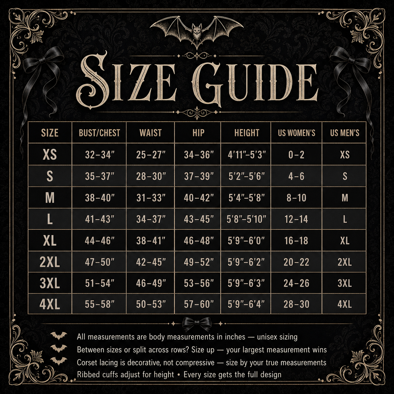 The Litlith Lace - Corset Bat Onsie
