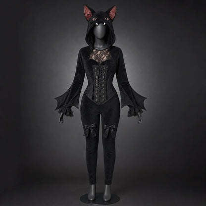 The Litlith Lace - Corset Bat Onsie