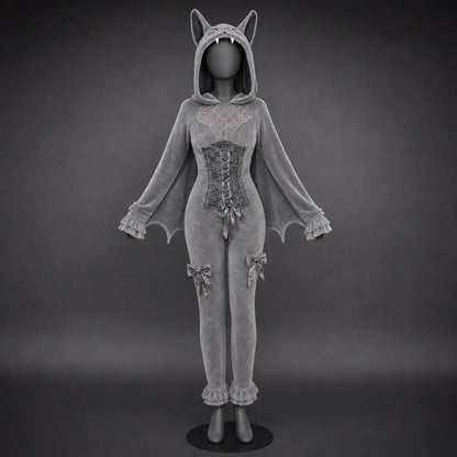 The Litlith Lace - Corset Bat Onsie